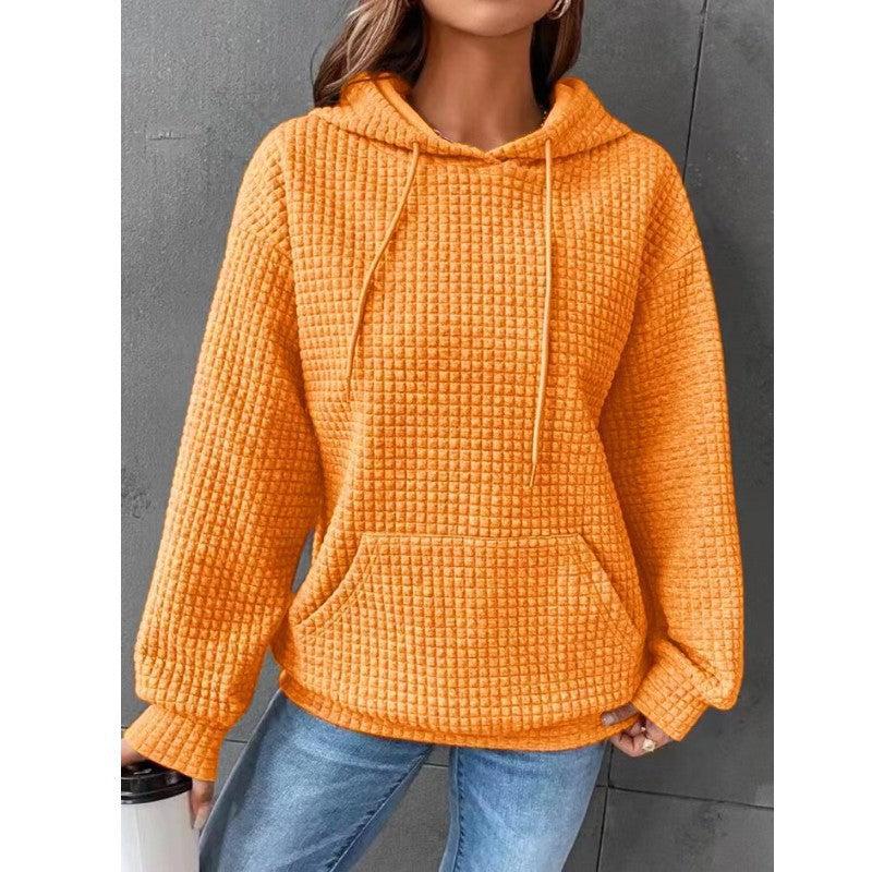 Cheky - Women's Loose Casual Solid Color Long-sleeved Sweater