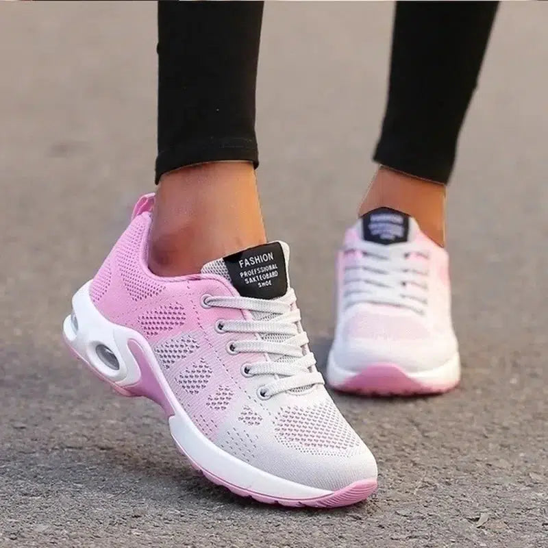 Cheky - Women Running Shoes Breathable Casual Shoes Outdoor Light Weight White Tenis Sports Shoes Casual Walking Sneakers for Wamen