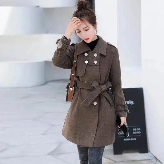 Cheky - Autumn And Winter Clothes Small Slim Slim Mid-Length