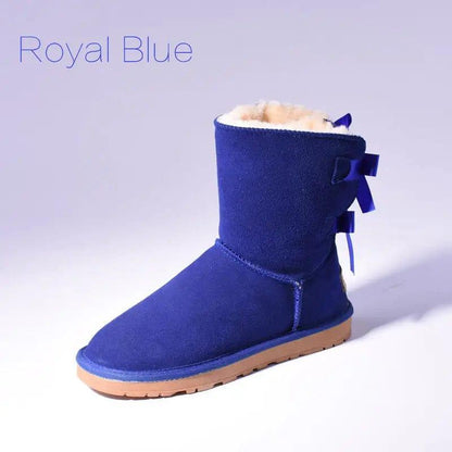 Cheky - High Quality SALE Women Australia Snow Boots Warm Fur Baileys Bow Boots Women Winter Boots Snow Boots Big Size