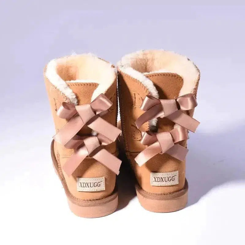 Cheky - High Quality SALE Women Australia Snow Boots Warm Fur Baileys Bow Boots Women Winter Boots Snow Boots Big Size