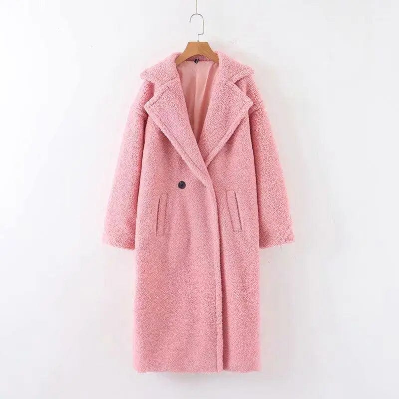 Cheky - Street style lamb wool coat