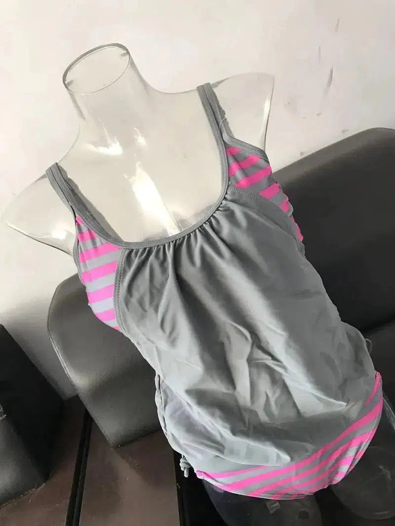 Cheky - Ladies Popular Casual Striped One-piece Bikini