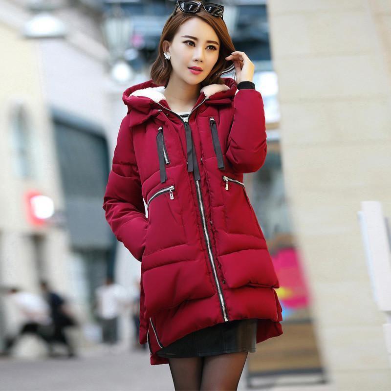 Cheky - M-5XL Winter Women Parkas Coats Female Jacket Plus Size