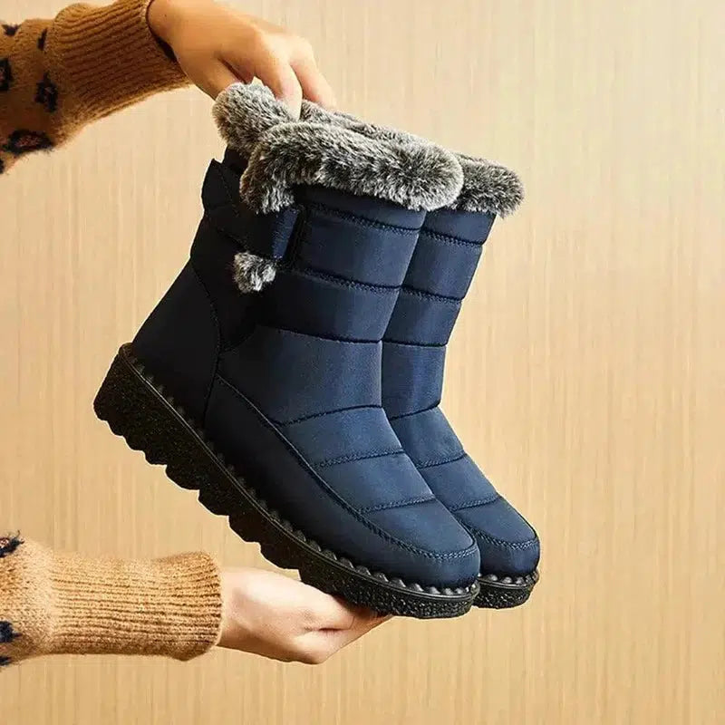 Cheky - Winter Snow Boots Warm Plush Platform Boots Waterproof